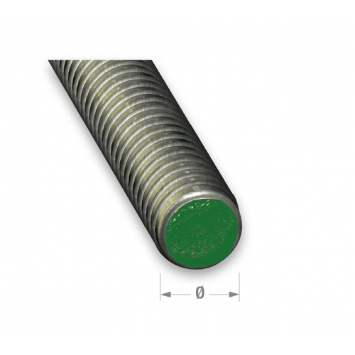 M6 Stainless Steel Threaded Rod Steel Studding 6mm x 1m